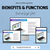 Visual Content Pie Chart Sheet - Excel & Google Sheet Template - Content Strategy Tracker - Customizable Pie Chart - Visual Content Analysis