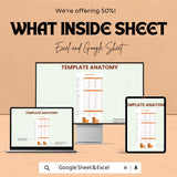 Simple Church Budget Sheet - Excel & Google Sheets Template for Church Fund Management and Financial Planning