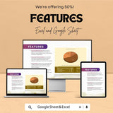 Responsibility Pie Chart Sheet - Excel & Google Sheets Template for Tracking Accountability and Role Distribution