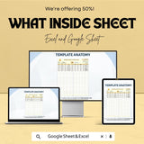 Construction Bid Sheet Template for Projects | Excel & Google Sheets | 50% OFF