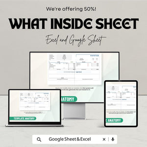 50% Off | Paystub Sheet Template for Excel and Google Sheets | Employee Pay Stubs, Deductions, & Earnings Breakdown