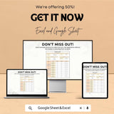 Sample Itinerary Sheet - Editable Excel & Google Sheets Template for Easy Trip Planning