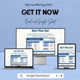 Basic Bill of Lading Template - Excel & Google Sheets, Shipping Documentation, Freight Bill, Logistics Tracker, Digital Download,