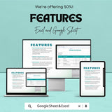 Work Schedule Sheet Template for Excel and Google Sheets | Employee Shift Planner & Work Allocation Tracker | Boost Workforce Efficiency |