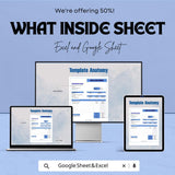 Hotel Stay Invoice Sheet | Excel & Google Sheets Template | Hotel Invoice Generator | Accommodation Invoice | Hotel Billing Template