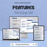 Hotel Stay Invoice Sheet | Excel & Google Sheets Template | Hotel Invoice Generator | Accommodation Invoice | Hotel Billing Template