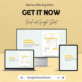 Event Photography Quotation Sheet | Excel & Google Sheets Template | Photography Service Quote | Professional Event Photography Estimate |