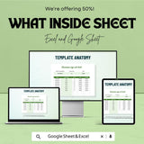 Classroom Sign Out Sheet | Excel & Google Sheets Template | Student Departure Tracker | Attendance Sheet | Teacher Sign Out Log