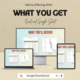 Bill Spreadsheet | Excel & Google Sheets Budget Template | Expense Tracker | Monthly Bill Organizer | Financial Planning Spreadsheet