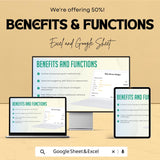 Baby Shower Budget Sheet | Excel & Google Sheets Template | Event Planner Budget Tracker | Printable Baby Shower Organizer