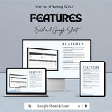 Invoice Example Sheet - Customizable Excel & Google Sheets Template for Billing, Easy to Edit, Professional Invoice Format