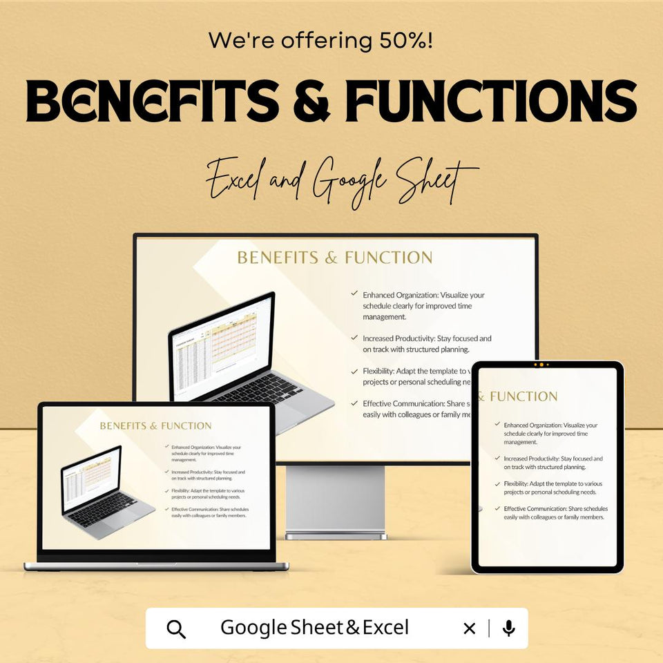 Calendar Timeline Sheet | Excel and Google Sheets | Color-Coded Timeline Template | Plan & Track Events | Customizable Monthly Calendar |