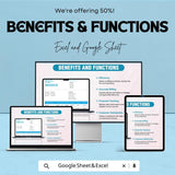 Retail Store Invoice Sheet Template for Excel and Google Sheets | Instant Download | 50% Off | Customizable & Easy Billing