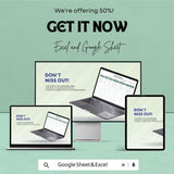 Blank Log Sheet Template | Excel and Google Sheet | Time Tracker for Meetings & Activities | Easy to Use | Instant Download