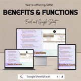 Compensation Scorecard and Reporting Tool HR Sheet - Excel & Google Sheets Template, Employee Compensation Tracker,