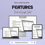 Printable Calculator Sheet | Excel & Google Sheets | Cost Estimator Template | Customizable Calculator for Pricing | Easy-to-Use Budgeting