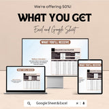 Balloon Loan Calculator Sheet | Excel and Google Sheets | Loan Payment Schedule & Financial Planning Template | Loan Interest Calculator