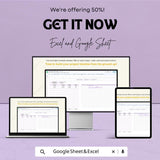 Hourly Gantt Chart Template - Excel & Google Sheets - Project Planning Schedule - Customizable Project Timeline - Time Management Tool