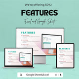 Happy Planner Sheet - Excel and Google Sheets Template for Daily Planning, Goal Setting & Habit Tracking