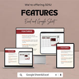 Descriptive Statistics Calculator Sheet for Excel & Google Sheets | Data Analysis Template | Statistical Calculator | Instant Download