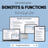Blank Gantt Chart Template - Excel and Google Sheets | Project Management Planner | Task Scheduling & Progress Tracking