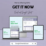 Simple Interest Loan Calculator Sheet | Excel and Google Sheet | Financial Planning Template | Budget & Loan Management | Easy-to-Use