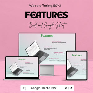 Editable Receipt Sheet - Customizable Excel & Google Sheets Template for Professional Receipts