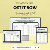 Church Project Gantt Chart Sheet - Excel & Google Sheets Template for Church Project Management