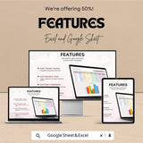 Chore Chart Sheet - Family Task Planner Template in Excel & Google Sheets