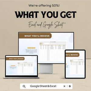 Service Sign In Sheet - Excel and Google Sheets Template | Track Attendance & Service Activities | Service Provider Sign-in Sheet |