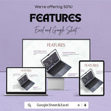 Sample KPI Sheet - Excel & Google Sheet | Performance Metrics Dashboard | Business Goal Tracker | Excel KPI Template