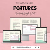 Sample Blank Invoice Template – Editable Excel  andGoogle Sheet | Professional Invoice for Business & Freelancers | Instant Download