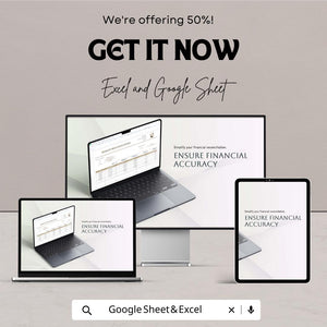 Reconciliation Sheet Template – Editable Excel & Google Sheet | Financial Reconciliation Tracker | Instant Download