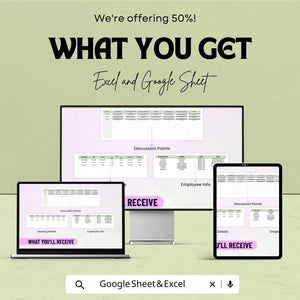 Meeting Minutes Template – Editable Excel & Google Sheet | Professional Meeting Documentation Format | Instant Download