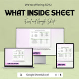 Meeting Minutes Template – Editable Excel & Google Sheet | Professional Meeting Documentation Format | Instant Download