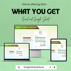 Blank University Invoice Template - Customizable Excel and Google Sheets - Professional & Easy-to-Use