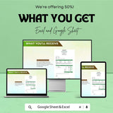 Blank University Invoice Template - Customizable Excel and Google Sheets - Professional & Easy-to-Use