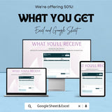 Blank Billing Invoice Sheet | Excel & Google Sheets Template | Invoice Generator | Customizable Billing Template | Instant Download