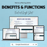 Advertising Agency Invoice Template - Excel & Google Sheets - Customizable, Professional, Easy-to-Use