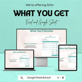 Sample Elementary School Budget Sheet - Excel and Google Sheets Template | Track School Expenses & Financials | 50% Off