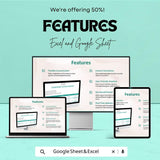 Sample Elementary School Budget Sheet - Excel and Google Sheets Template | Track School Expenses & Financials | 50% Off