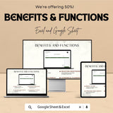Blank Sales Receipt Sheet - Excel & Google Sheets Template | Easy-to-Use Invoice and Payment Tracker | 50% Off