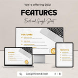 Customizable Software Development Quotation Sheet - Excel & Google Sheet Template for Professional Estimates