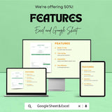 Order Form Sheet – Editable Excel & Google Sheets Template for Product Orders, Invoicing, and Billing