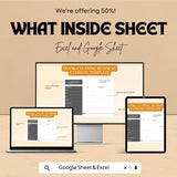 Blank Cleaning Business Estimate Sheet – Excel & Google Sheets Template for Service Estimates, Pricing, and Cost Breakdown