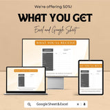 Blank Cleaning Business Estimate Sheet – Excel & Google Sheets Template for Service Estimates, Pricing, and Cost Breakdown