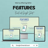 Basic Gantt Chart Template | Excel and Google Sheets | Project Schedule & Task Tracker