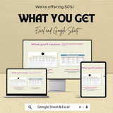 Wage and Salary Adjustment Planner HR Sheet | Excel & Google Sheets Template | Employee Salary Tracker | HR Compensation Planning |