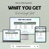 Post-Sale Customer Retention Tracker Sheet - Excel & Google Sheet | Track Customer Engagement and Retention with Automated Metrics