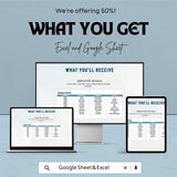Operations Project Milestone Tracker Sheet - Excel and Google Sheet Template for Project Management, Track Milestones & Deadlines,